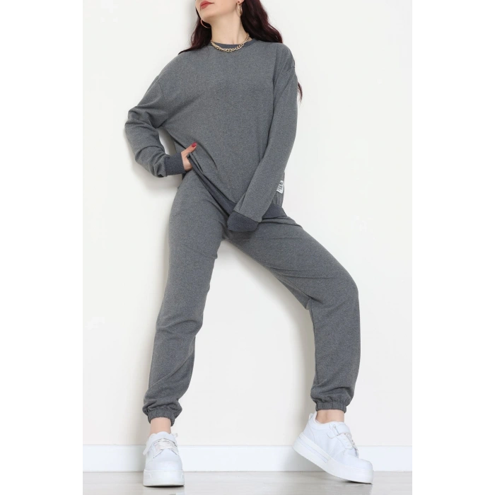 Armalı Eşofman Takımı Füme - 20087.1857.