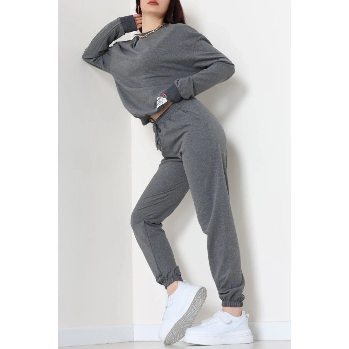 Armalı Eşofman Takımı Füme - 20087.1857.