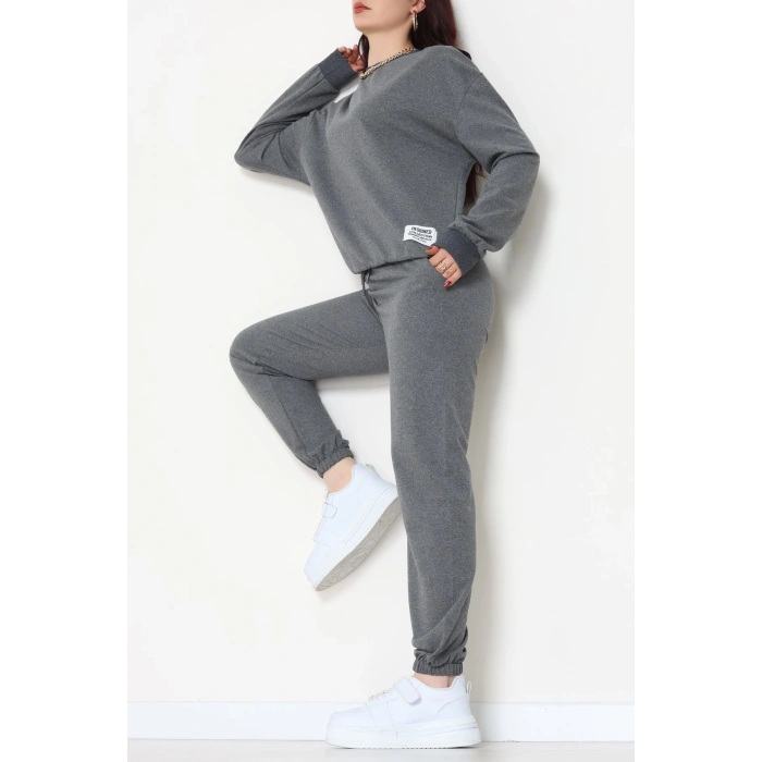 Armalı Eşofman Takımı Füme - 20087.1857.