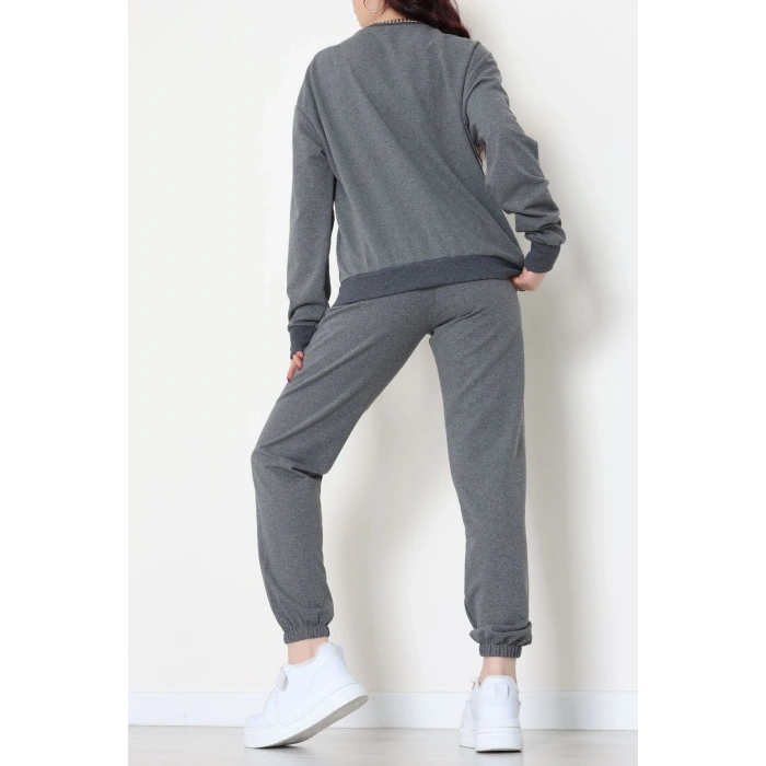 Armalı Eşofman Takımı Füme - 20087.1857.