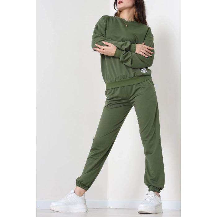 Armalı Eşofman Takımı Haki - 20087.1857.