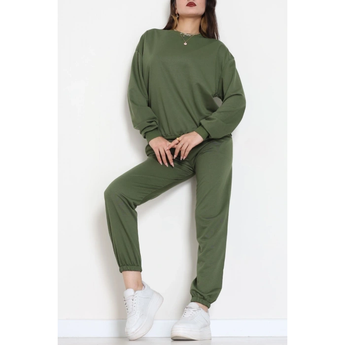 Armalı Eşofman Takımı Haki - 20087.1857.