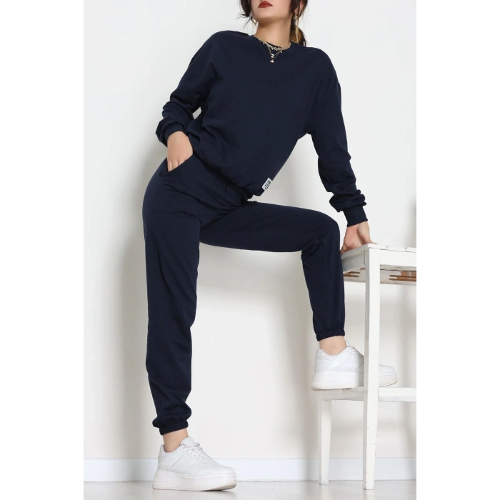 Armalı Eşofman Takımı Lacivert - 20087.1857.