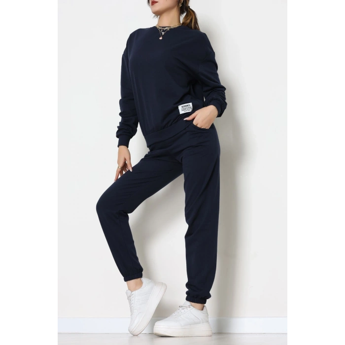 Armalı Eşofman Takımı Lacivert - 20087.1857.