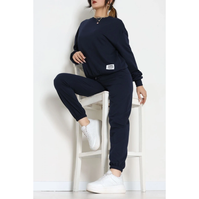 Armalı Eşofman Takımı Lacivert - 20087.1857.