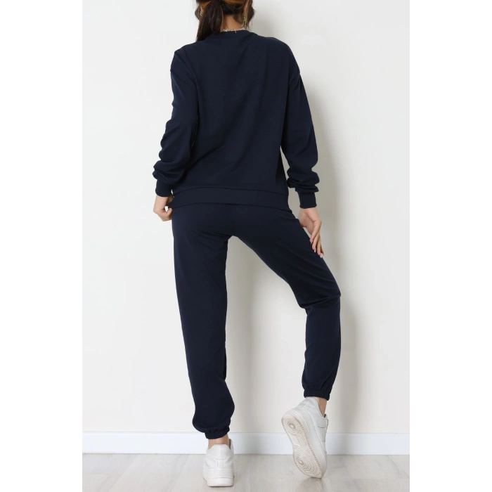 Armalı Eşofman Takımı Lacivert - 20087.1857.