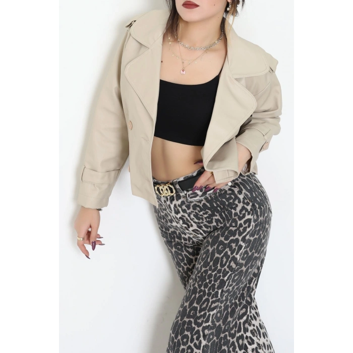 Astarlı Deri Ceket Taş - 8678.179.