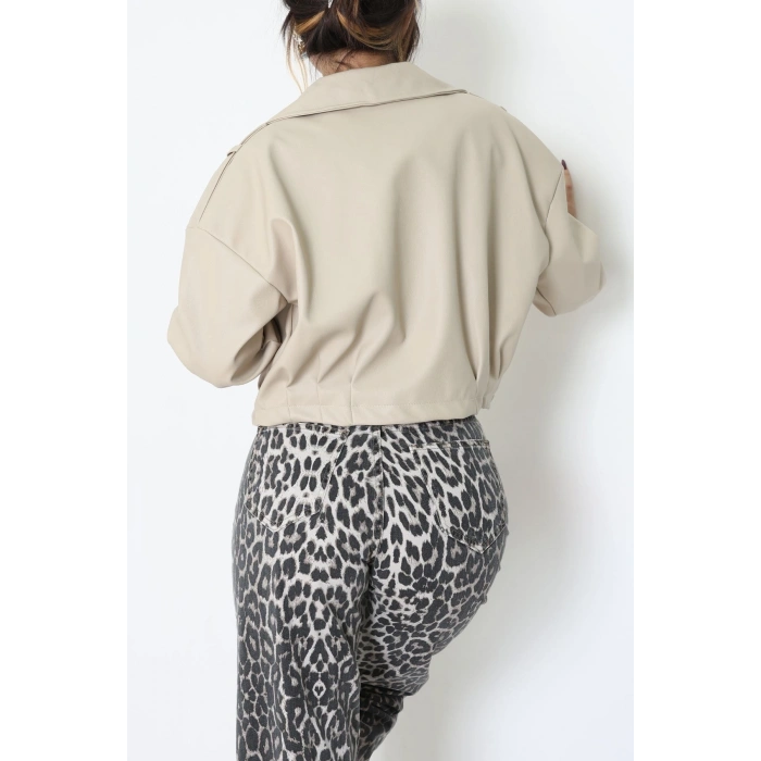 Astarlı Deri Ceket Taş - 8770.179.