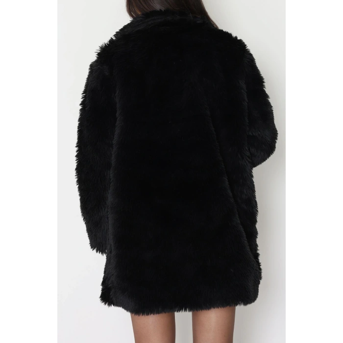 Astarlı Uzun Kürk Siyah - 5076.1839.