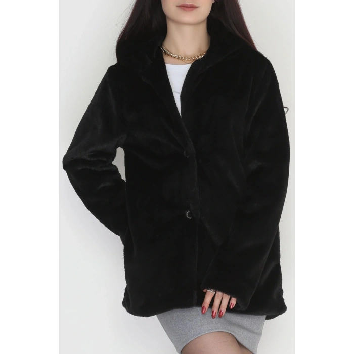 Astarlı Yumoş Mont Siyah - 20004.1839.