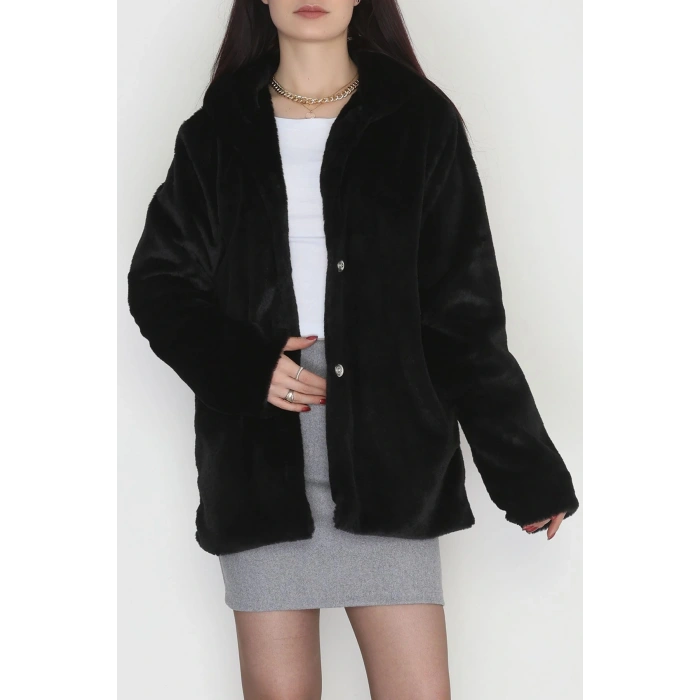 Astarlı Yumoş Mont Siyah - 20004.1839.