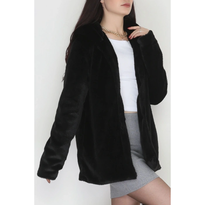 Astarlı Yumoş Mont Siyah - 20004.1839.