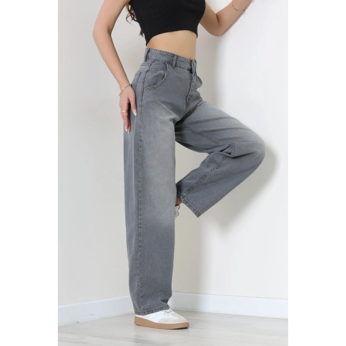 Baggy Kot Pantolon Açıkgri - 32565.1566.