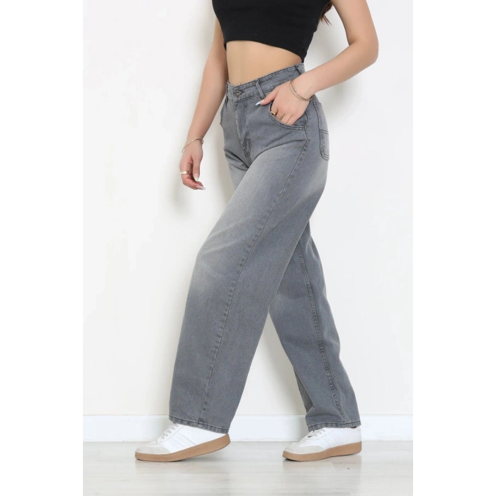 Baggy Kot Pantolon Açıkgri - 32565.1566.