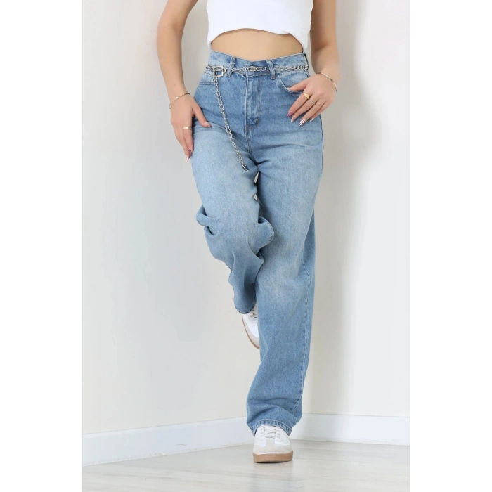 Baggy Kot Pantolon Açıkmavi - 32499.2088.