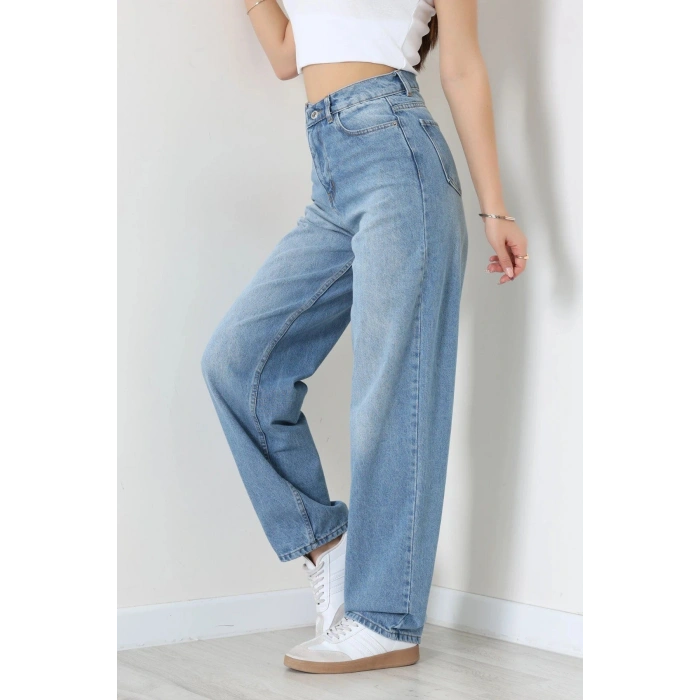 Baggy Kot Pantolon Açıkmavi - 32499.2088.