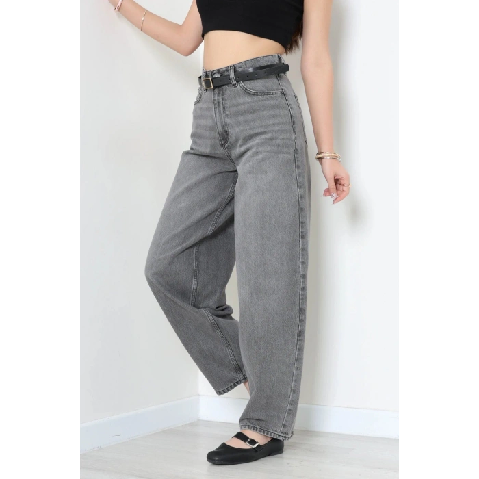 Baggy Kot Pantolon Gri - 44054.1590.