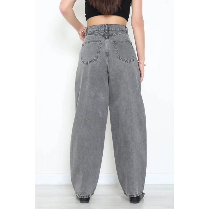 Baggy Kot Pantolon Gri - 44054.1590.