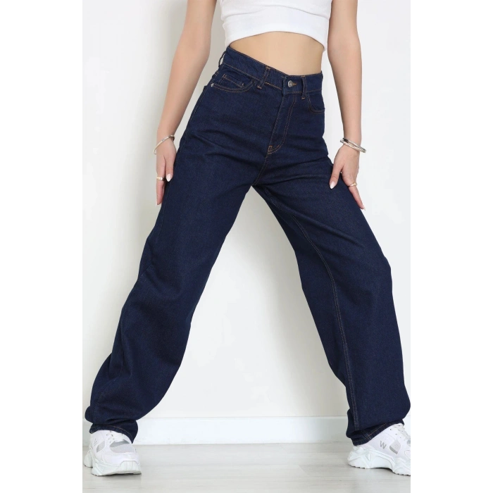 Baggy Kot Pantolon Koyulacivert - 31536.2088.