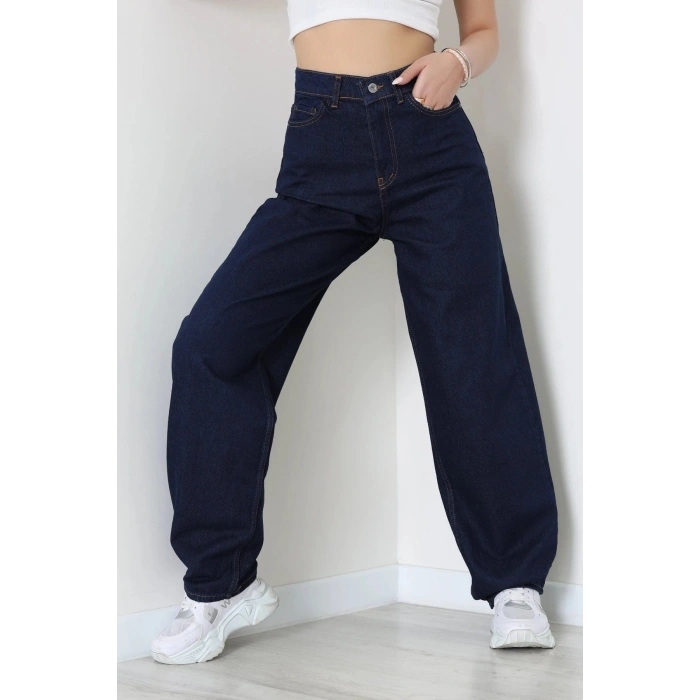 Baggy Kot Pantolon Koyulacivert - 31536.2088.