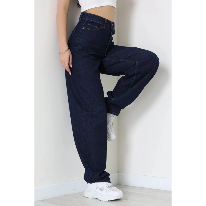 Baggy Kot Pantolon Koyulacivert - 31536.2088.