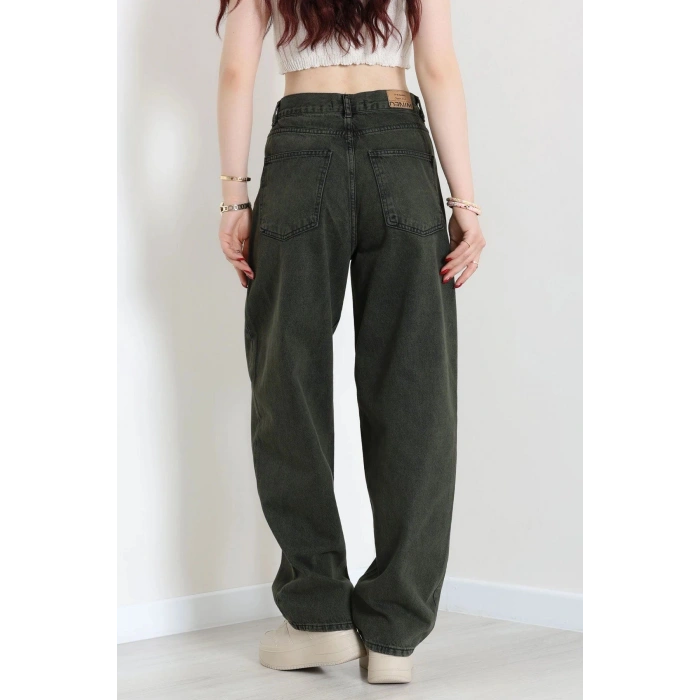 Baggy Kot Pantolon Koyuyeşil - 10045.1968.
