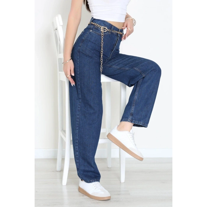 Baggy Kot Pantolon Lacivert - 39085.2088.