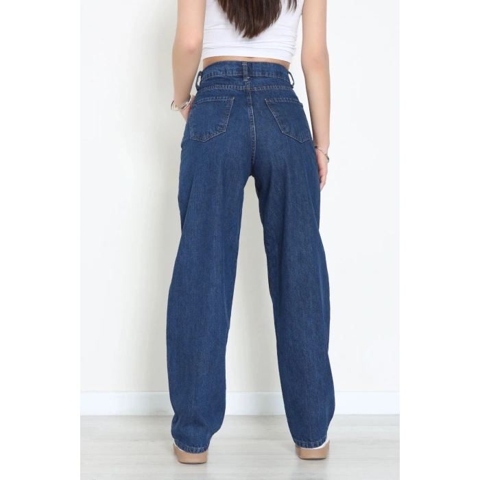 Baggy Kot Pantolon Lacivert - 39085.2088.