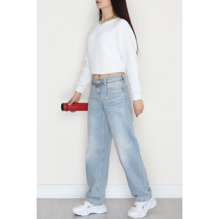 Baggy Kot Pantolon Mavi - 31637.1904.