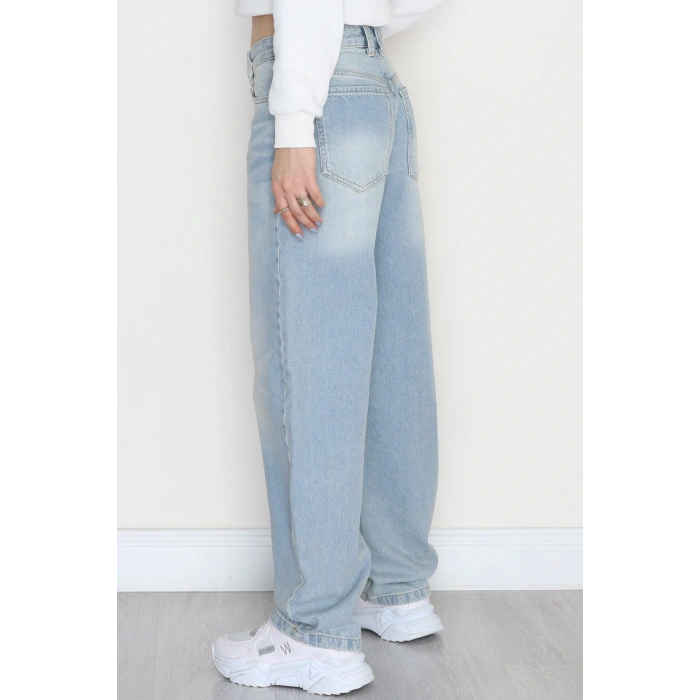 Baggy Kot Pantolon Mavi - 31637.1904.