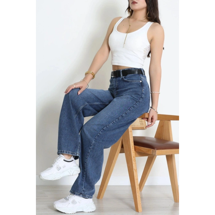 Baggy Kot Pantolon Mavi - 3168015.1968.