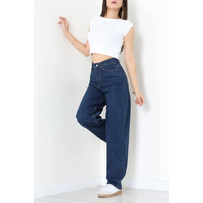 Baggy Kot Pantolon Mavi - 32499.2088.