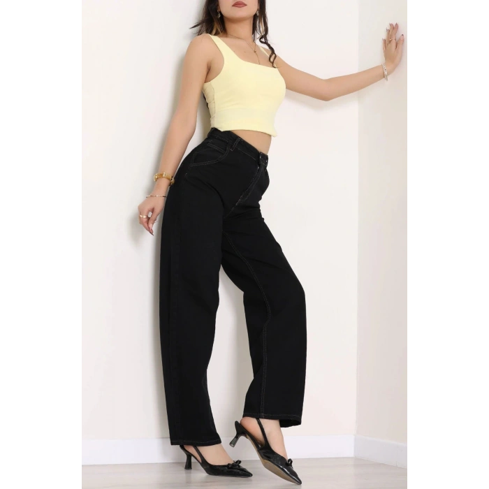 Baggy Kot Pantolon Siyah - 35055.1566.