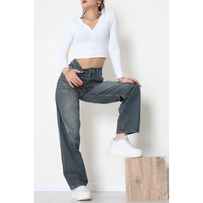 Baggy Kot Pantolon Tintkahve - 31586.1566.