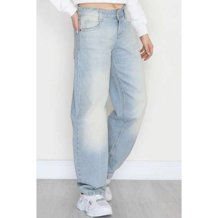 Baggy Kot Pantolon Tintyıkama - 31636.1899.