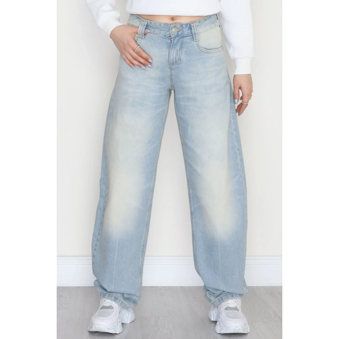 Baggy Kot Pantolon Tintyıkama - 31636.1899.