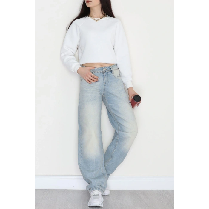 Baggy Kot Pantolon Tintyıkama - 31636.1899.