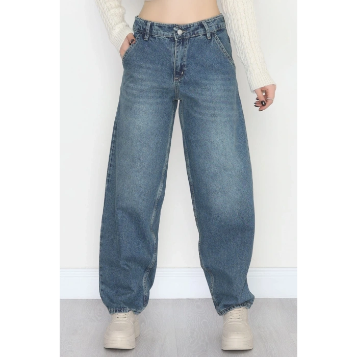 Baggy Kot Pantolon Yeşiltint - 31160.2059.
