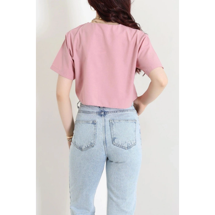 Bağlamalı Ceket Bluz Pembe - 30922.1949.