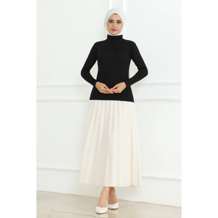 Balıkçı yaka body  siyah