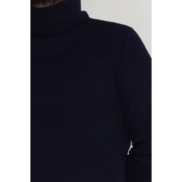 Balıkçı Yaka Erkek Triko Lacivert - 70781.1766.