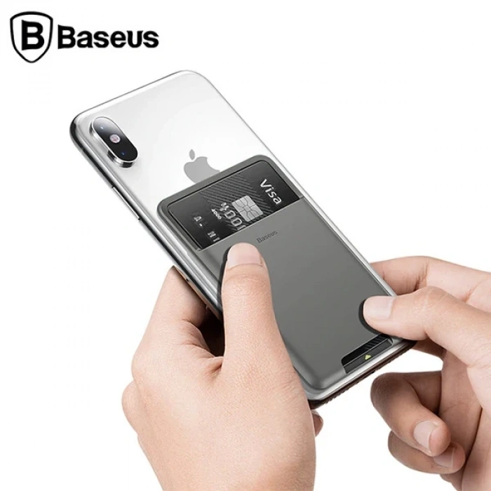 Baseus back stick Universal Telefon Arkası Kart Yuvası Cüzdan-(1903)