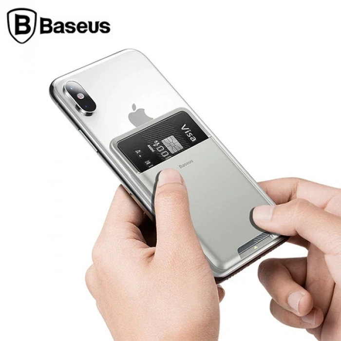 Baseus back stick Universal Telefon Arkası Kart Yuvası Cüzdan-(1903)