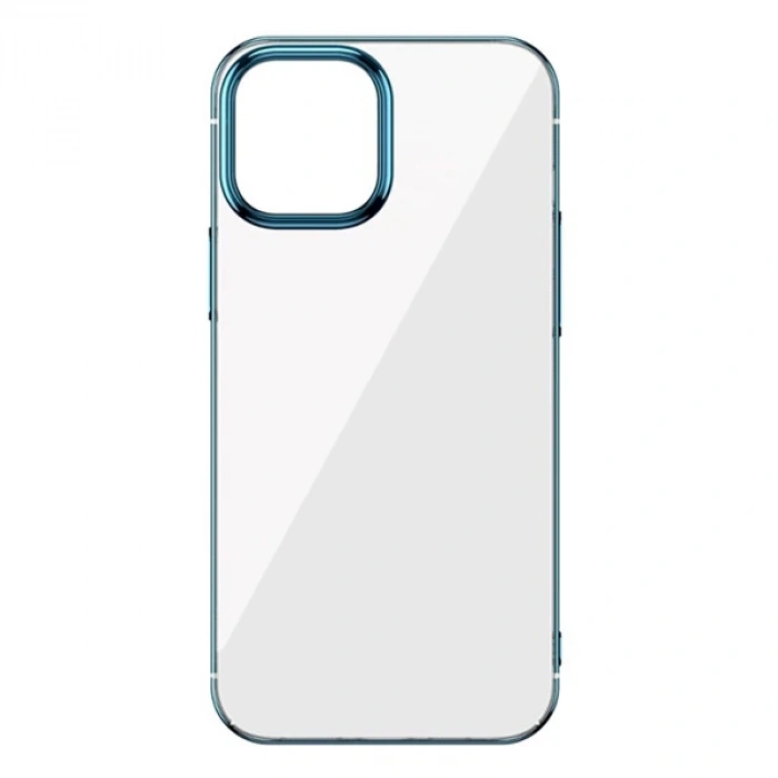 Baseus Glitter Case İPhone 12 Mini 5.4  Şeffaf Lüx Silikon Kılıf Soft TPU Kılıf-(1903)