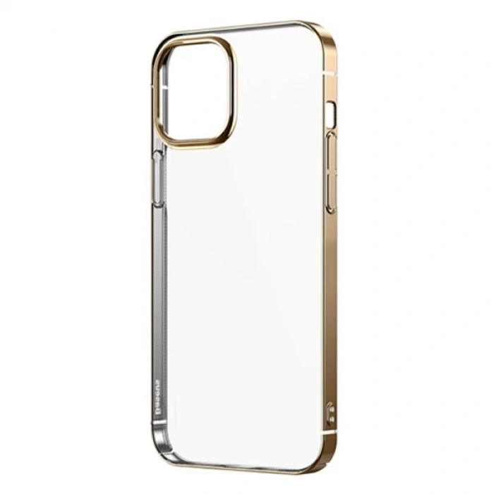 Baseus Glitter İPhone 12/12 Pro Şeffaf Lüx Silikon Kılıf Soft TPU Kılıf-(1903)