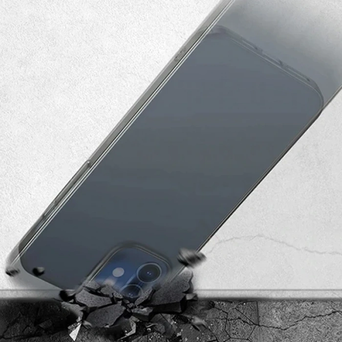 Baseus İPhone 12 Mini 5.4 Comfort İnce Şeffaf Kılıf Matte PP Kılıf-(1903)