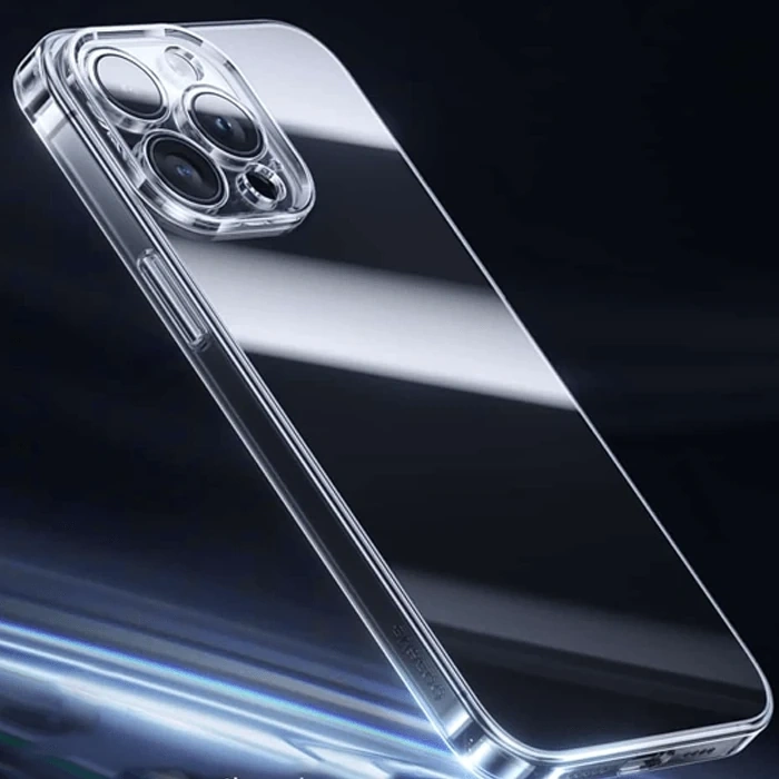 Baseus iPhone 15 Pro Corning Serisi Silikon Kılıf + Tempered Ekran Koruyucu Set-(1903)