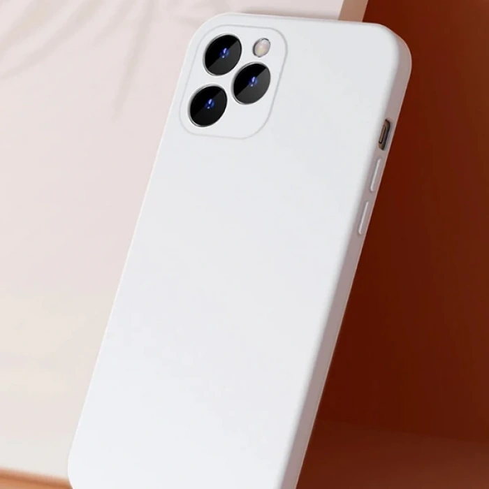 Baseus Liquid Silica Gel iPhone 12 Pro 6.1 Kılıf Ultra Koruma Silikon Kılıf-(1903)