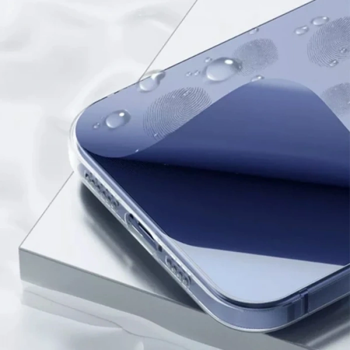 Baseus Simple Case iPhone 12 6.1 İnce Şeffaf Silikon Kılıf Kamera Korumalı-(1903)