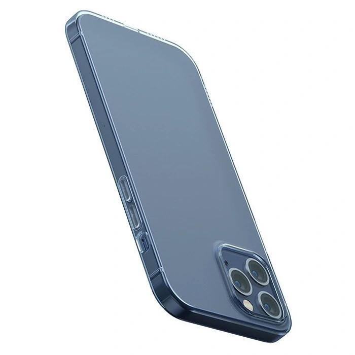 Baseus Simple Case İPhone 12 Pro 6.1 İnce Şeffaf Silikon Kılıf-(1903)